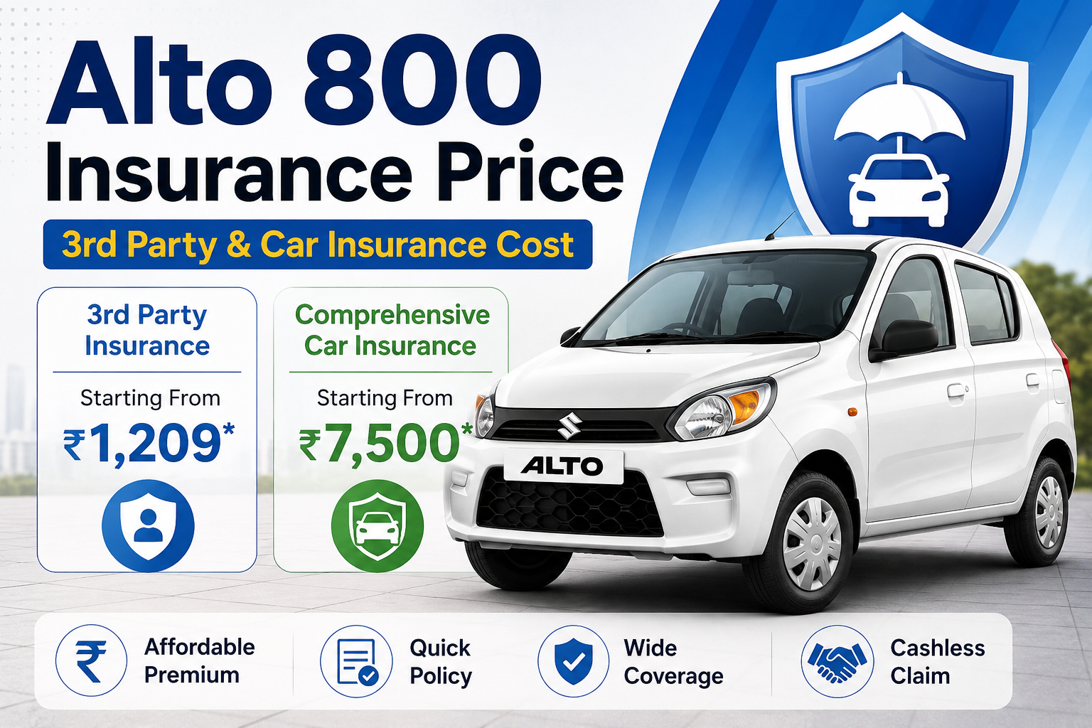 Alto 800 Insurance Price 3rd Party & Car Insurance Cost